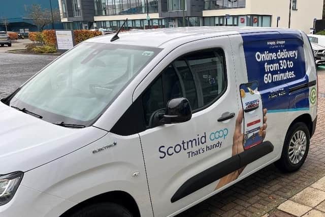 Scotmid's new van will take to the roads in Fife
