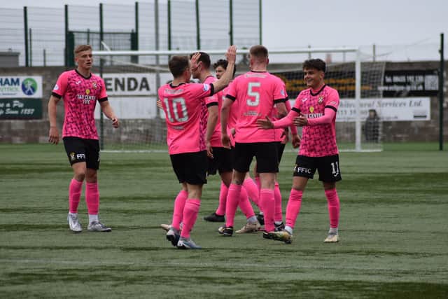 East Fife secured a League 1 promotion play-off place after coming from behind to beat Albion Rovers 2-1 on Saturday at home (Pictures by Kenny Mackay)