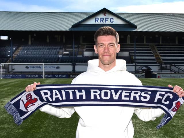 Josh Mullin in his new surroundings at Stark's Park (Pic by Tony Fimister)