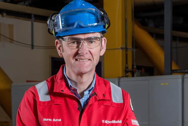 Martin Burrell, plant manager at Exxonmobil - Mossmorran (Pic: Neil Hanna)