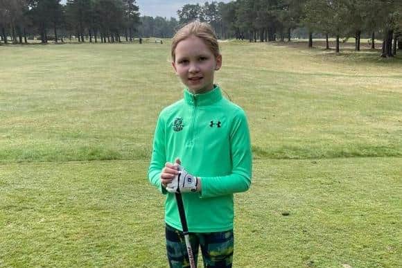 Kirkcaldy golfer Jessica Wood, aged 10
