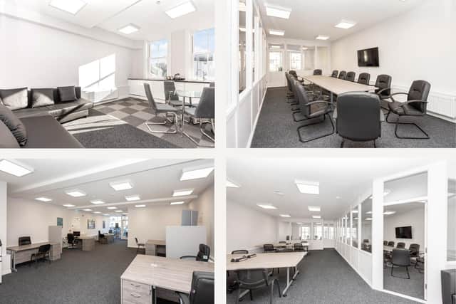 The former office in Park Place, Kirkcaldy, has been transformed into a business hub (Pics: 9AM Media)