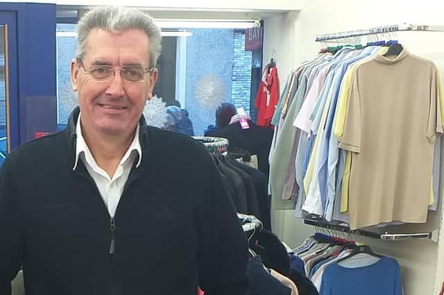 Stuart McLeod, manager of the new Sense Scotland shop in Leven, looks forward to opening on April 26