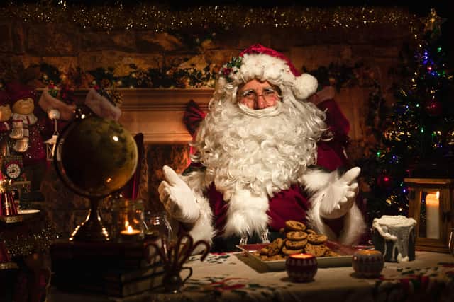 Kirkcaldy company F&M MEDIA is creating some festive magic by offering personalised video messages from Santa Claus in the run up to Christmas this year. Pic: F&M MEDIA.