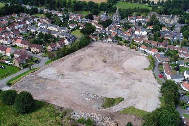 The cleared site in Falkland which could become the whisky HQ