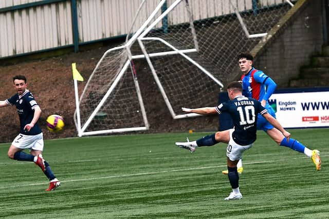 Lewis Vaughan shoots Raith into lead (Pics on this page by Fife Photo Agency)
