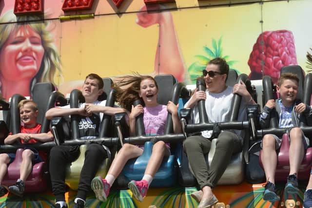 Families won't be able to enjoy the rides at Burntisland Fairground this year as it has been cancelled as a result of the pandemic. Pic: George McLuskie.