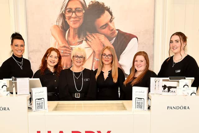 Pictured in the store are (from left)  Alison, Mhairi, Jacki, Gabriella, Gemma and Rachel (Pic: Fife Photo Agency)