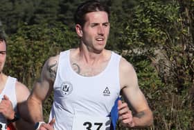Ewan Duthie won Fife Athletic Club’s 2026 Giffordtown 5K near Ladybank on Sunday in 14:54 (Photo: Pete Bracegirdle)