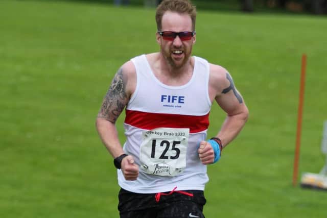 Andy Harley finished 24th at Donkey Brae in a time of 48:14 (Photo: Gordon Donnachie)
