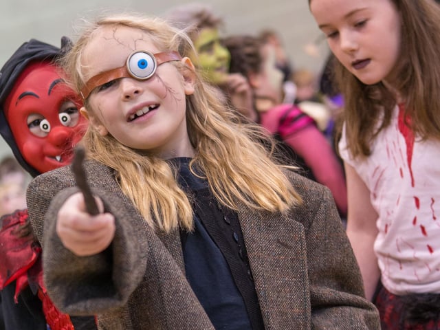 Hallowe'en competition at Tayport Primary in 2015.