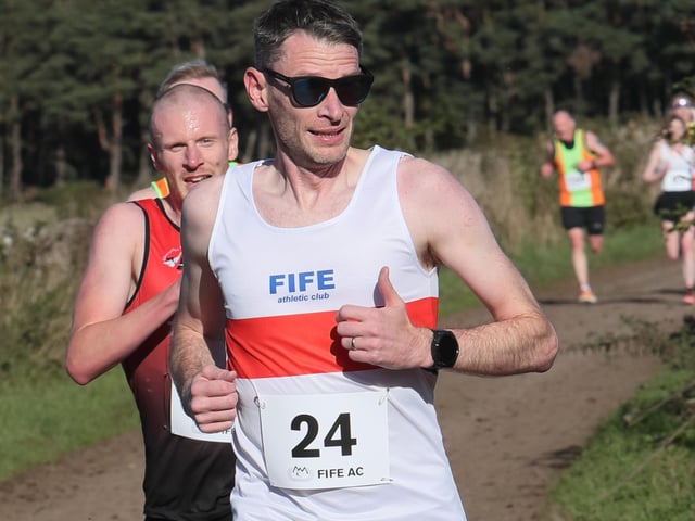 Fife Athletic Club’s Keith Crane was 44th in 18:31 at their 2026 Giffordtown 5K near Ladybank on Sunday (Photo: Pete Bracegirdle)