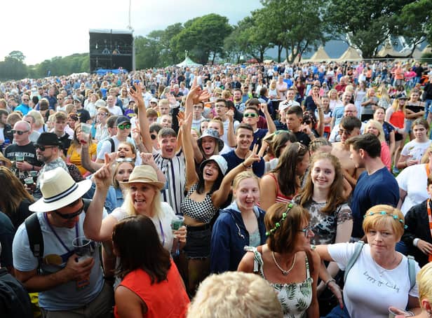 Organisers of the 2021 Party at the Palace in Linlithgow have been forced to cancel the festival.   Pic: Michael Gillen.