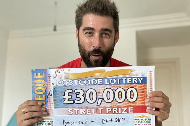 September 5, 2021 - One player, Sean, won £30,000, having already won £1,000 previously in the lottery. He said he’d use his latest winnings to treat his daughters and take a cruise. He was congratulated by People's Postcode Lottery Presenter Matt Johnson.