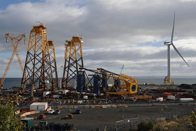 Bifab workers in Methil will not benefit from the windfarm built a short distance from the yard.