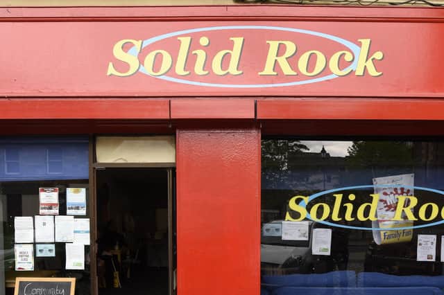 Solid Rock in Burntisland.