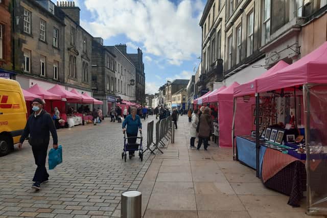 Kirkcaldy High Street - anecdotal evidence suggests more people are shopping local after lockdown