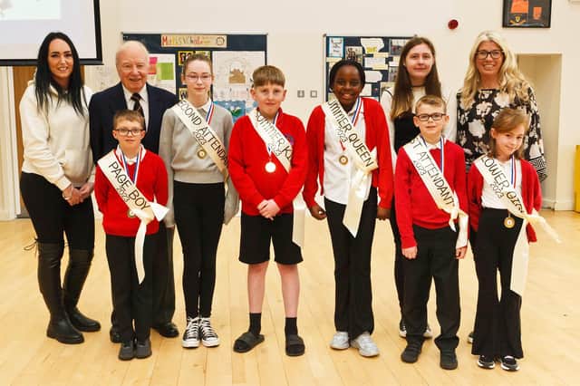 The royal party are all set for Burntisland Civic Week 2023.  (Pic: Michael Booth)