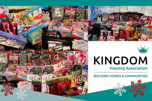 Kingdom Housing raised £1220 for the Cottage Family Centre’s lifeline appeal