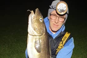 Rab Gallagher with his catch (Pic: submitted)