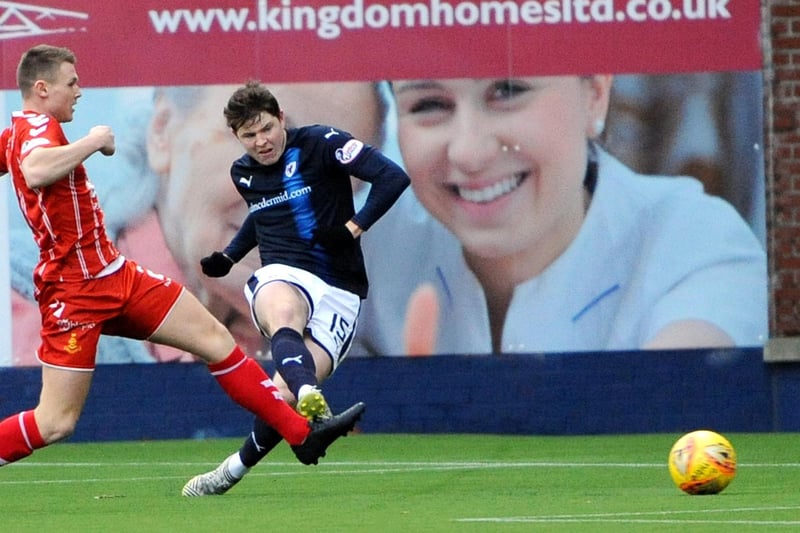 December 1, 2018: Raith Rovers 2-0 Airdrieonians. Kevin Nisbet slots home opener (pictured) before Liam Buchanan seals two-goal victory in League 1 (Pic FPA)