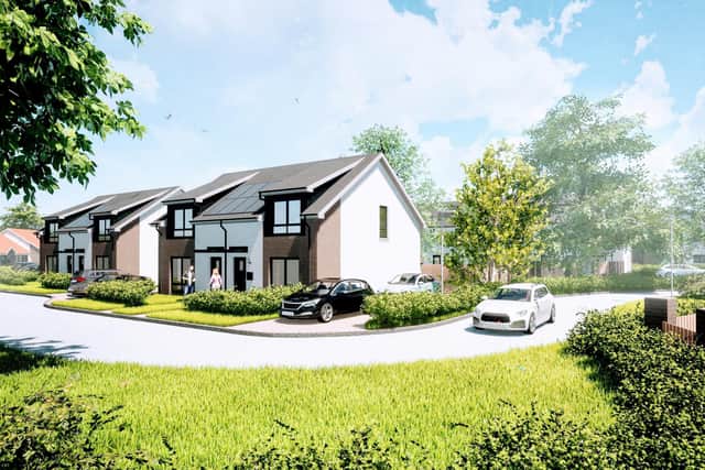 The new development in the Fife town of Gauldry