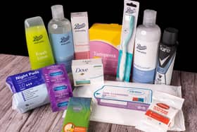 The free hygiene packs are available from Nourish Support Centre's community hub in the Mercat Shopping Centre, Kirkcaldy.
