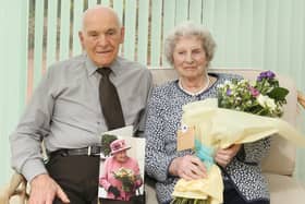 William and Jane Hogg - known better as Bill and Jean - celebrated their 70th wedding anniversary on Tuesday, March 29, 2022.  Pic: Andrew Beveridge.