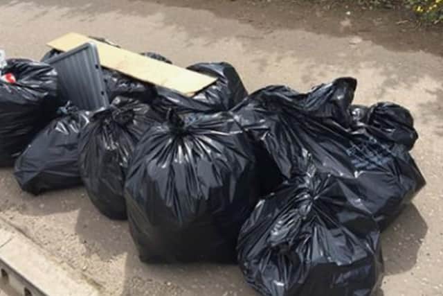 The park clean-up event was hailed a success with over 30 bags of rubbish filled.