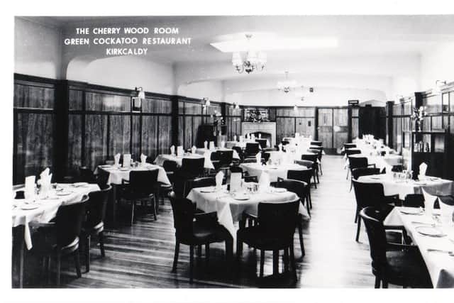The Cherry Wood Room in the Green Cockatoo restaurant, which traded in Kirkcaldy High Street. It stopped trading in the 1980s and now the property is due to be turned into flats.