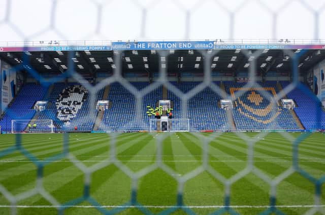 Fratton Park was ranked inside the top 25 stadiums in Britain with the best match-day experience. (Photo by Charlie Crowhurst/Getty Images)