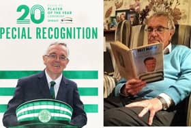 David Potter was honoured at Celtic's player of the year awards (Pics: Submitted)