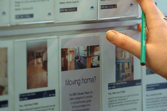 Hunting for a house. Pic: Ian Rutherford.