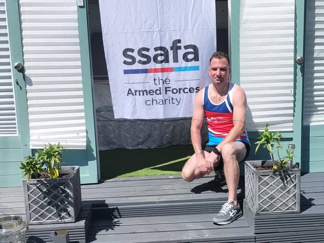 Adam Batterham is running the London Marathon for SSAFA