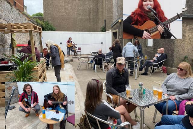 The wraps came off the new food and drink courtyard at the weekend (Pics: John Murray)