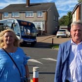 David Torrance MSP and Councillor Carol Lindsay want the 14 service retained in Dunnikier