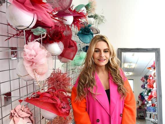 Rachael Nixon, who owns Chanix Millinery, won the Wedding Accessories Provider of the Year at the Scottish Wedding Awards 2023.  (Pic: Fife Photo Agency)