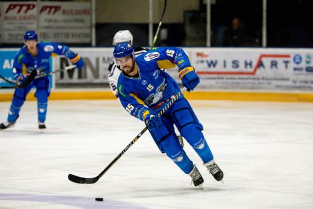 Shawn Cameron netted a hat-trick in the game against Glasgow (Pic: Jillian McFarlane)