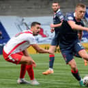 Callum Smith playing for Raith Rovers in 1-1 league draw against Airdrieonians at Stark's Park on November 4 (Pic Fife Photo Agency)