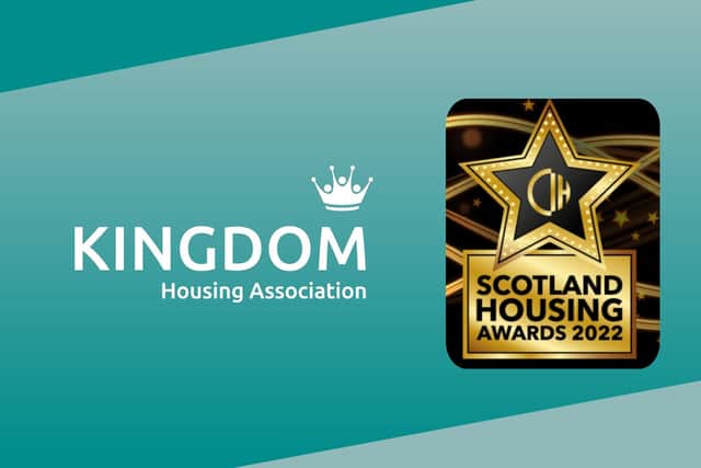 Kingdom Housing Association will be well represented at next month's awards