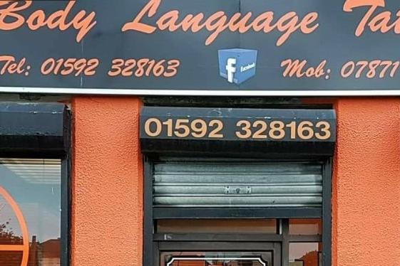 Body Language Tattoo Studio,
Links Street, Kirkcaldy