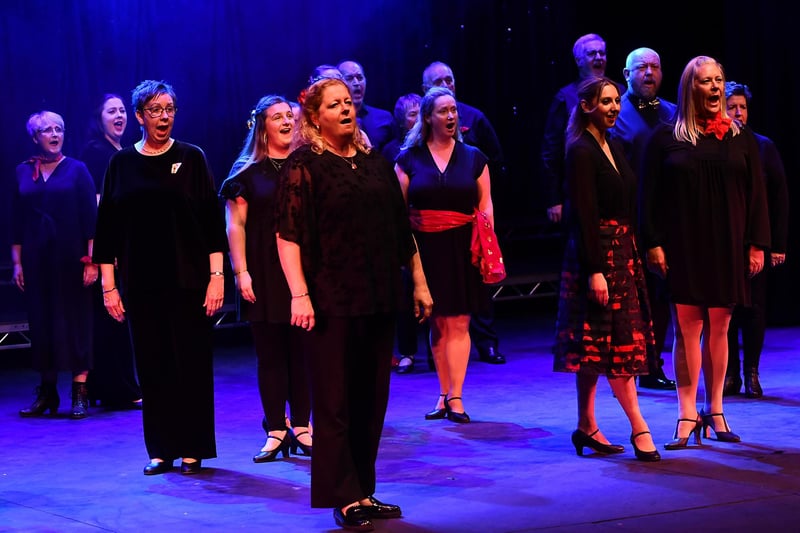 Kirkcaldy Amateur Operatic Society on stage