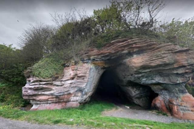 The ancient Wemyss Caves