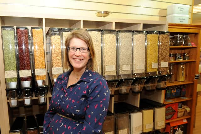 Owner of Grain and Sustain, Louise Humpington. Pic: Fife Photo Agency.