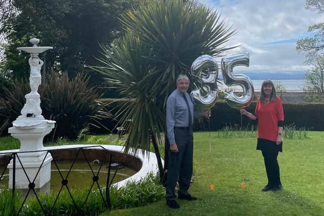 Kathryn and Rankin Bell have been marking 35 years of owning The Kingswood Hotel in Burntisland.