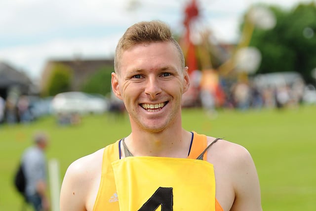 Jon Lowis, from Kirkcaldy was the winner of the 90m sprint at Thornton in 2014.