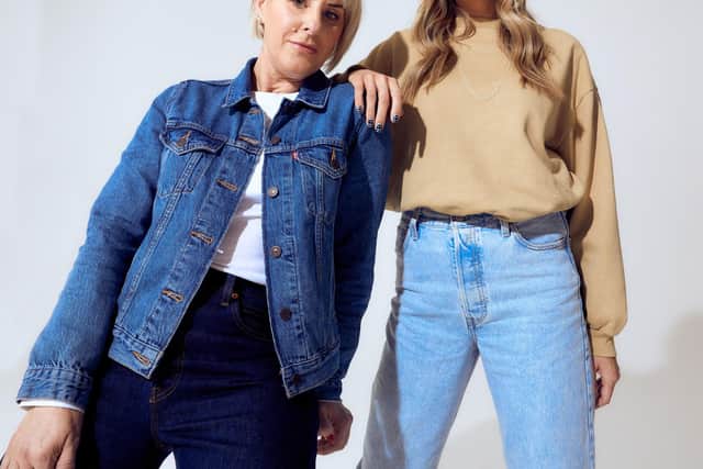 Louise and Kay Dinsley taking part in the House of Fraser campaign