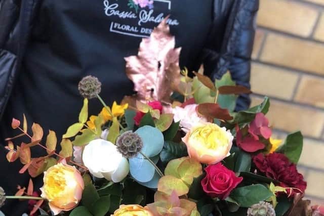 Cassia Salvona Floral Design is now based at The Buffalo Farm in Auchtertool. People can contact her by email or through her website to place an order.