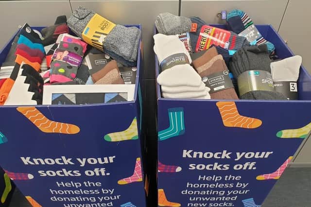 Aldi 'Not More Socks' campaign has helped a Fife group