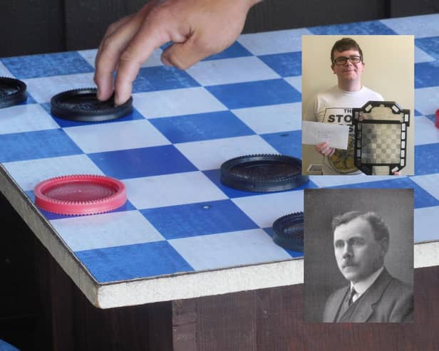 British draughts champ  Shane McCosker will be at the event to honour forgotten world champion, Robert Stewart, from Kelty, Fife.
